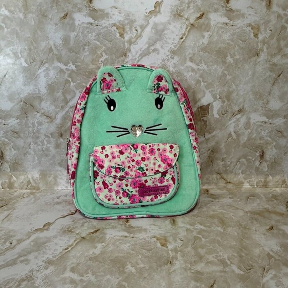 NEW Laura Ashley Girls Critter Cat Mini Backpack